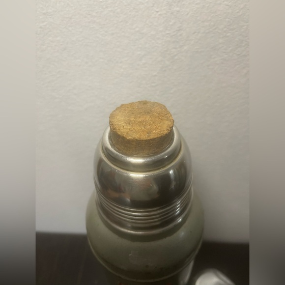 Vintage Stanley USA Super Vac Thermos w/ Cork Stopper, Rustic Patina - Picture 6 of 8